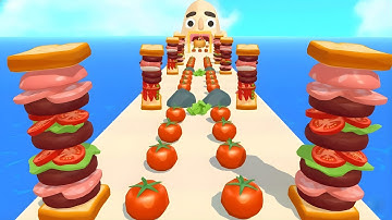 Sandwich Runner – Fastest All Levels Run! | Full Mobile Walkthrough | iOS/Android Update | PART 20