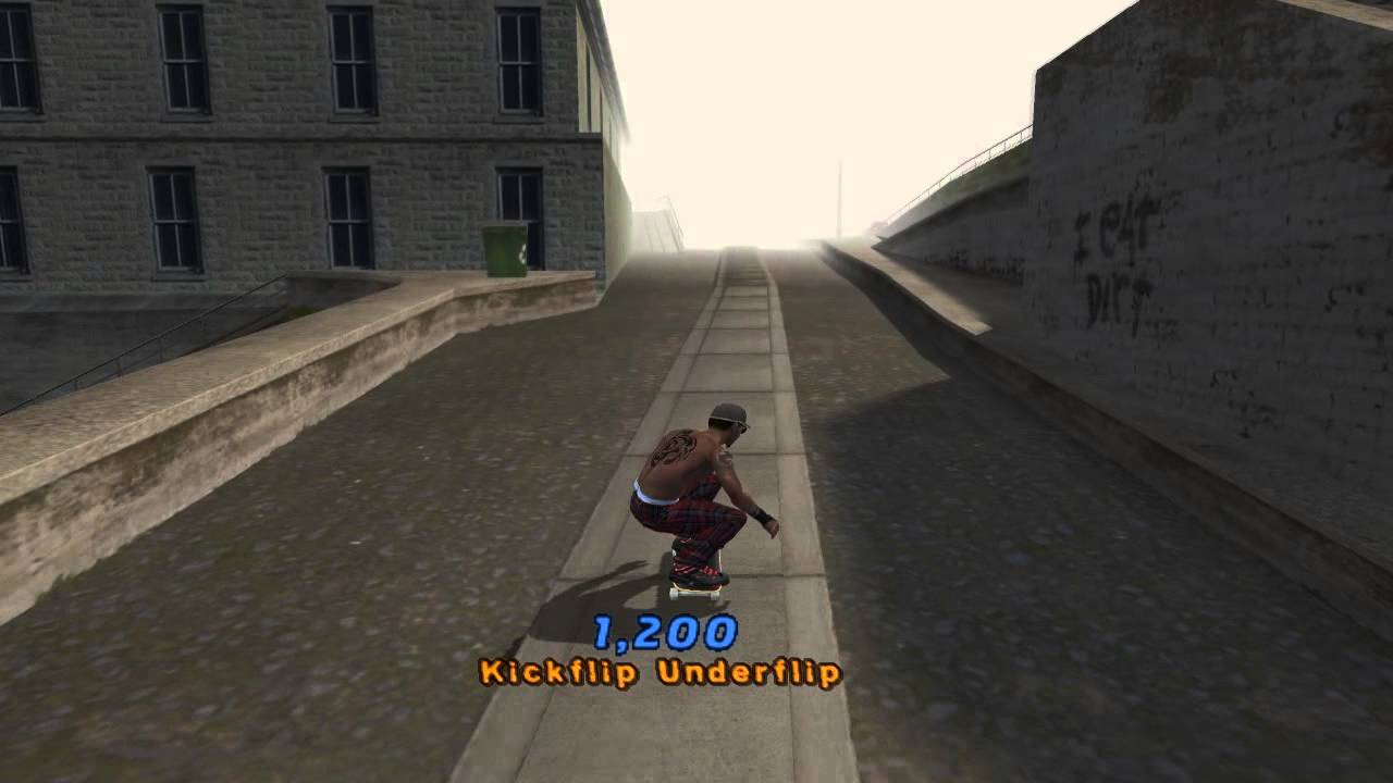 Tony Hawk Pro Skater 4 Kickflip Underflip & 540 Flip. YouTube