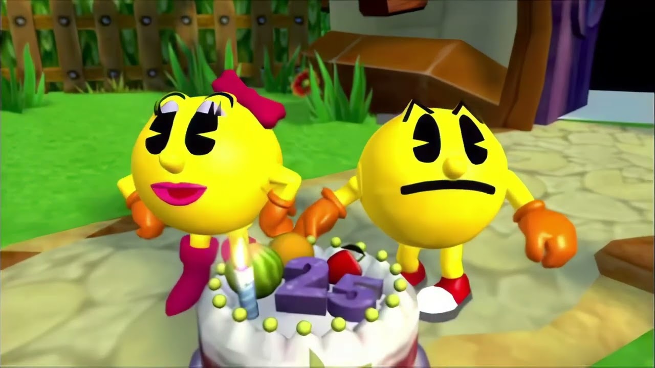 Pac Man World 3 • 4K AI Upscaled Opening • PSP