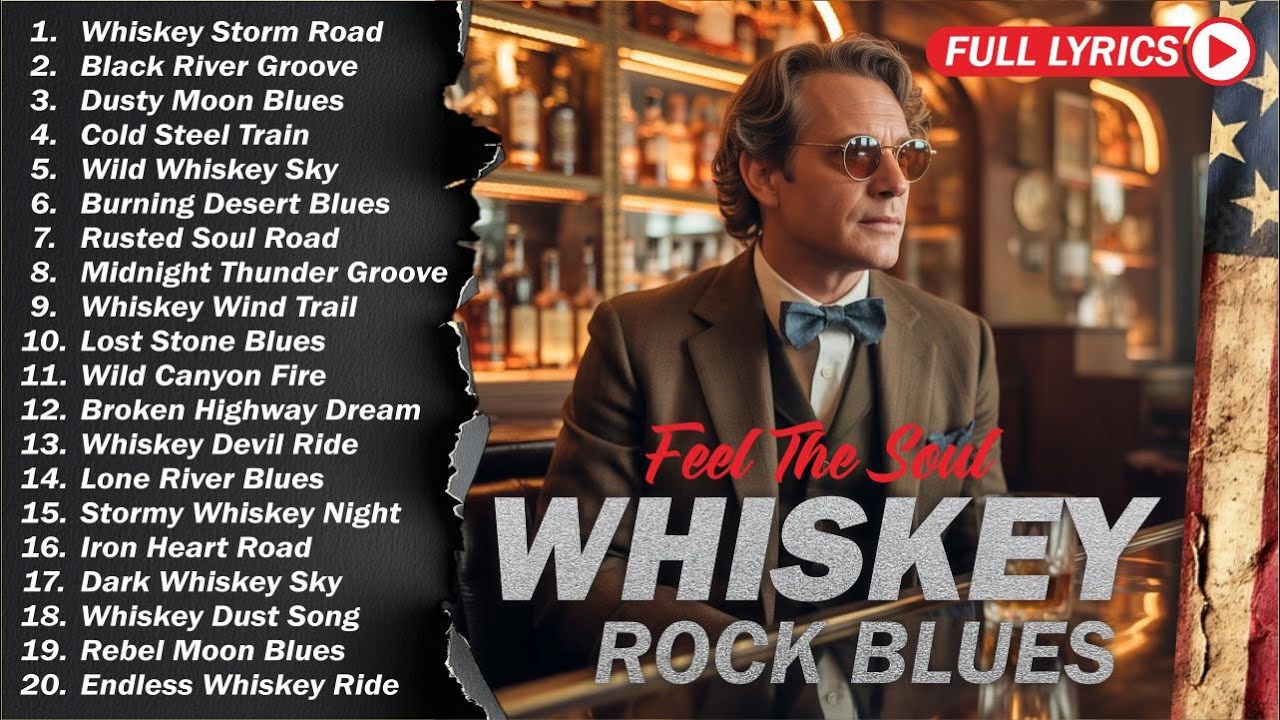 Whiskey Blues Music - THE BEST OF WHISKEY BLUES - Best Blues Songs Of All Time Relaxing Blues #rock