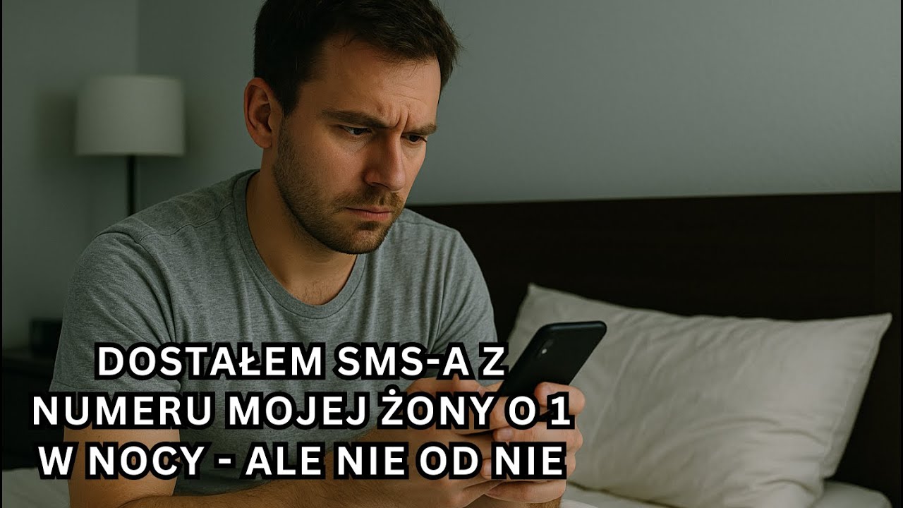 Szef mojej żony wysłał mi SMS-a z jej numeru o 1 w nocy: 