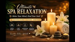 Cozy Spa Escape ✨ Relaxing Healing Sounds for Sleep & Stress Relief