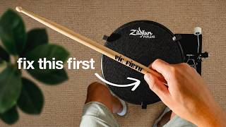 5 Practice pad mistakes (beginner drummers make)