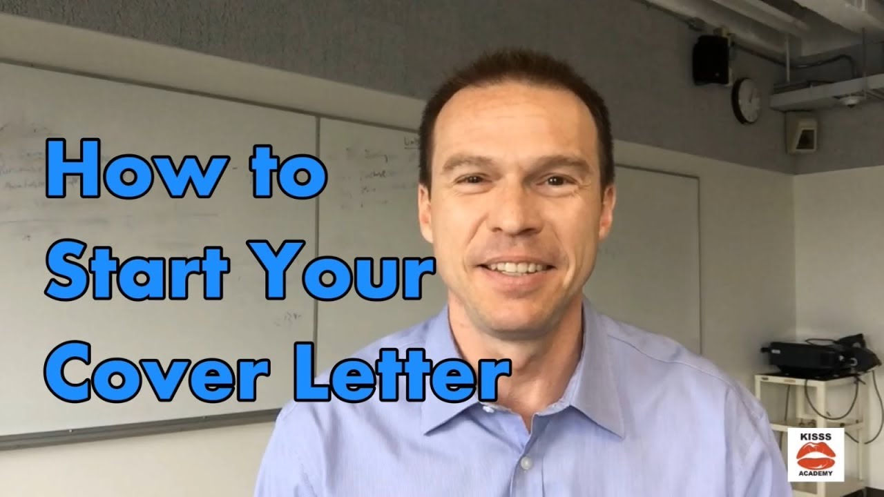 How to Start Your Cover Letter YouTube