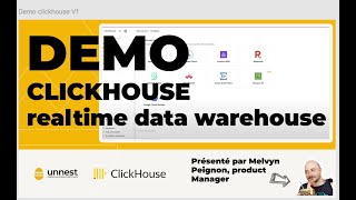 Demonstration de clickHouse, l'alternative open source à BigQuery, Redshift ou Snowflake