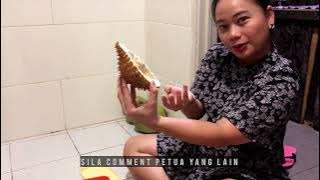 Cubaan Mengupas DURIAN || PETUA Selepas Makan DURIAN || GADIS DAYAK