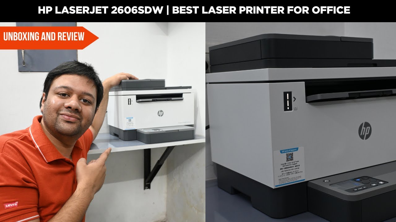 HP LaserJet Tank MFP 2606sdw Unboxing & Review | Best Laser Printer for Home Office & Business
