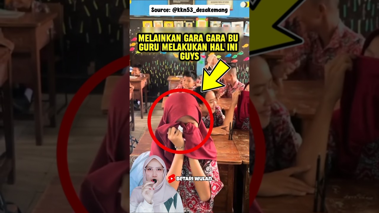 Murid menangis bersedih, ternyata ini penyebabnya🥺