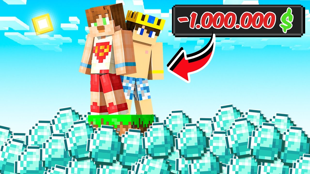 Minecraft SKYBLOCK 1.000.000 dolar NASIL İFLAS ETTİK? (3)