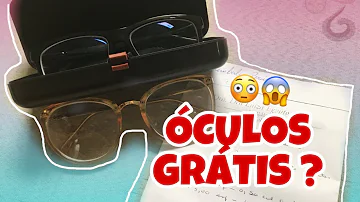 Como conseguir óculos de grau pelo governo?