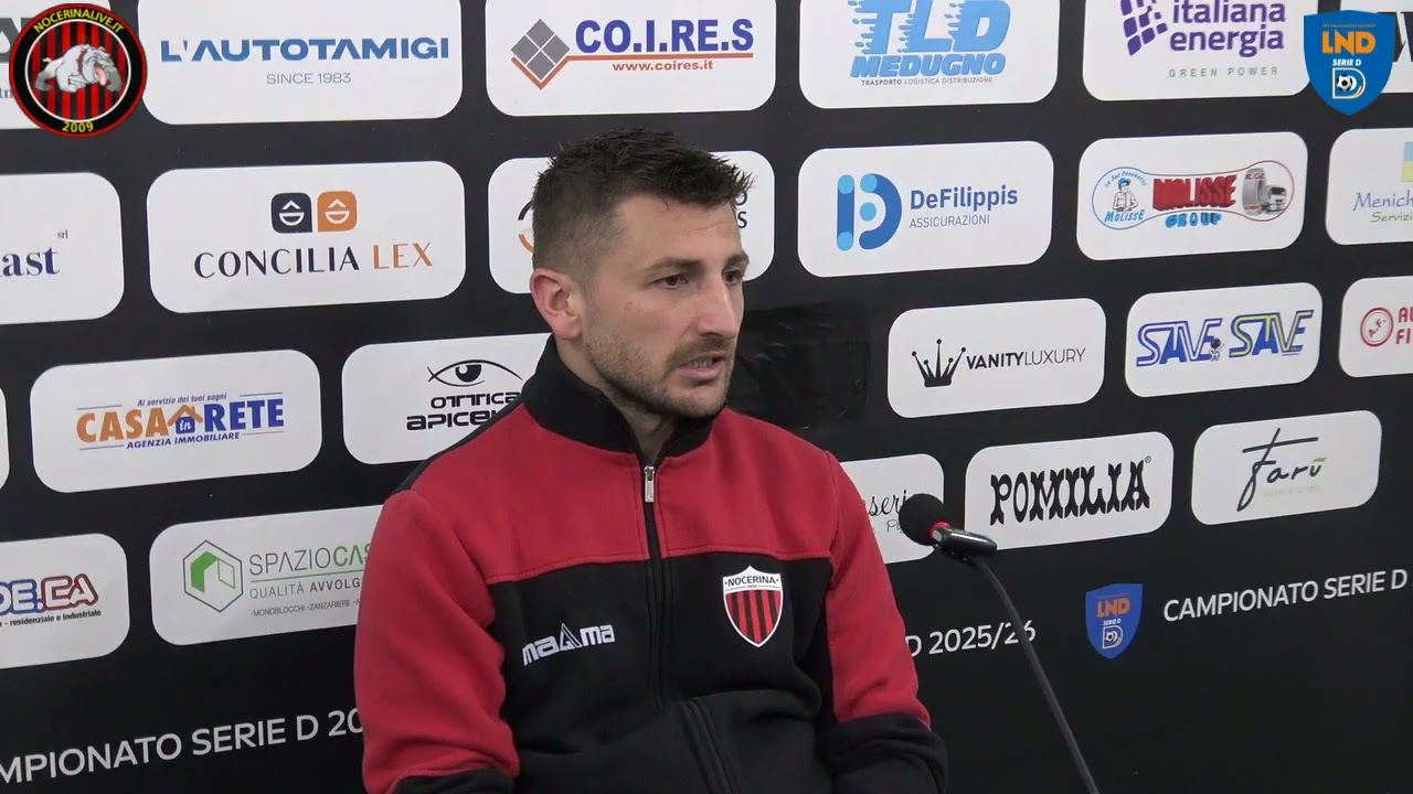 NOCERINA - BUDONI 1-1| La conferenza stampa di Kenneth Van Ransbeeck