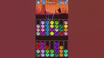 Ball Sort Puzzle Level 112 #youtubeshorts #youtube #ytshorts #yt #viral #music #enjoy #game #gaming