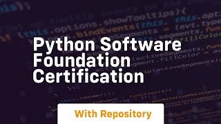 python software foundation certification