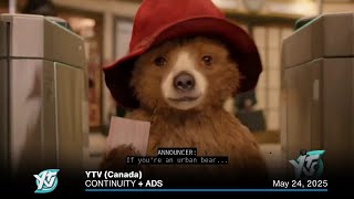 YTV (Canada) continuity + ads | May 24, 2025