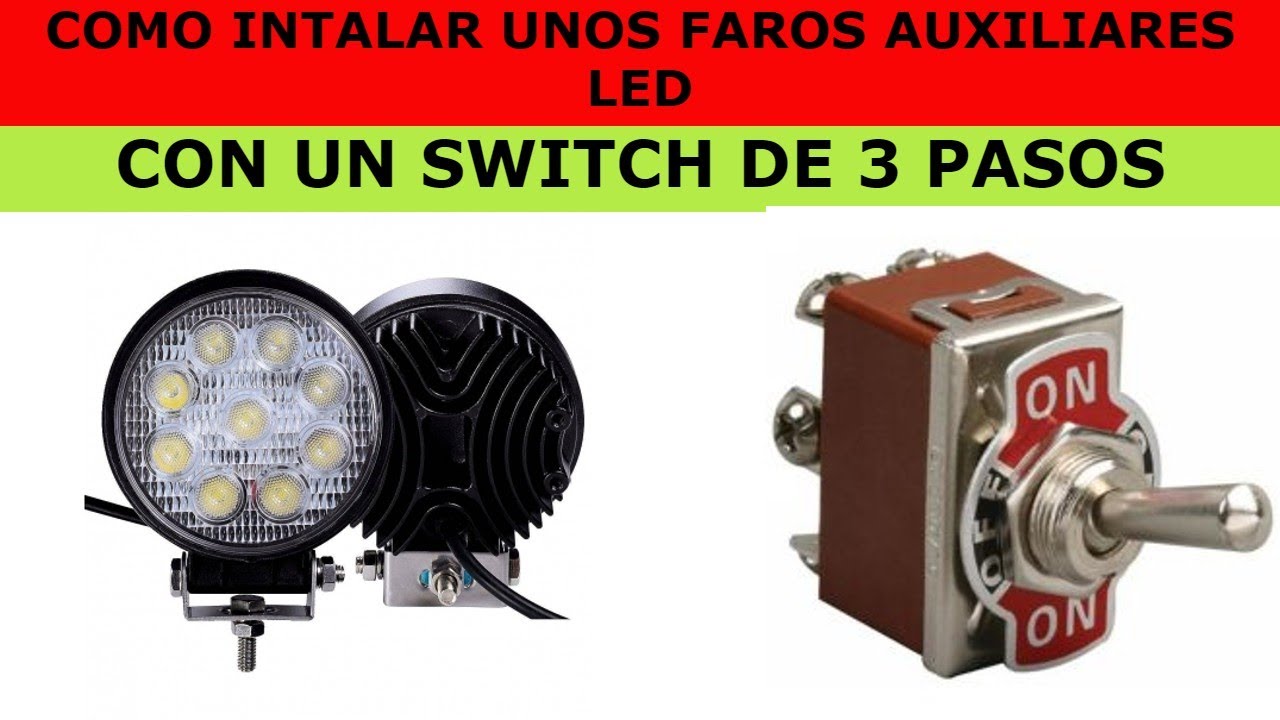 Barra LED 12V con interruptor