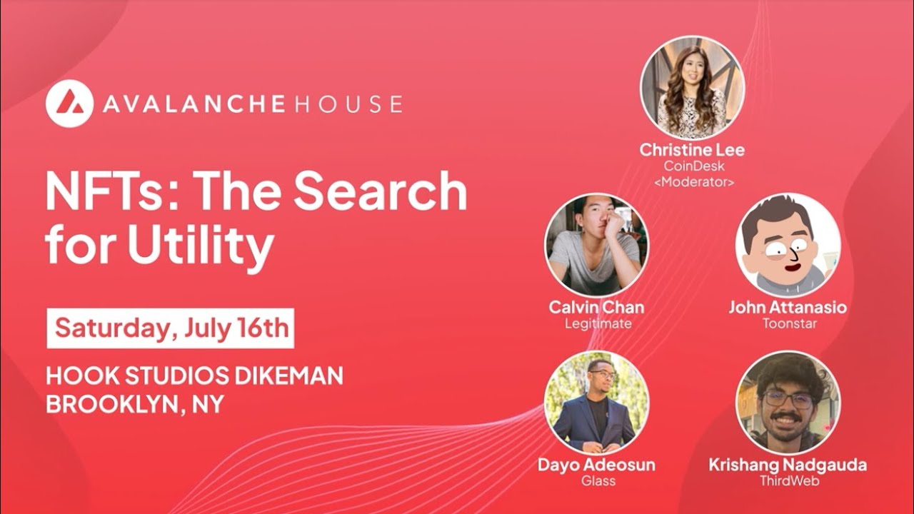 NFTs: The Search for Utility | Avalanche House | FE Brooklyn
