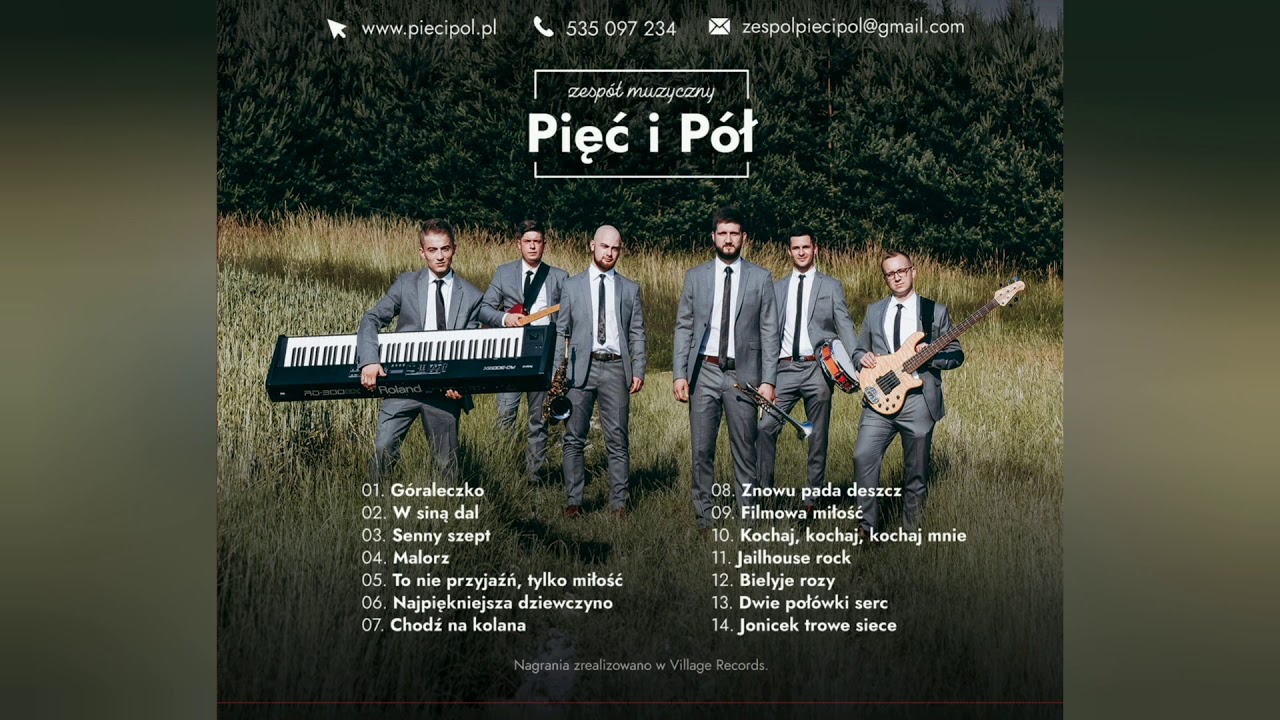 Pięć i Pół - Bielyje Rozy - Zespół na wesele