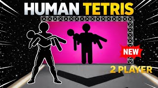 HUMAN TETRIS CO-OP 2 Player | Immersive Interactive Warm Up | Viral Interactive Game | FULL screenshot 4