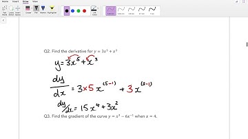 VCE Mathematical Methods 3/4: Differentiation Part 2 - The Derivative of x^n