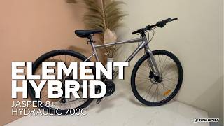 Sepeda Hybrid Terbaru dari Element ! Ini dia Hybrid JASPER 8+ HYDRAULIC 700C