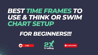 BEST TIME FRAMES TO USE & THINK OR SWIM CHART SETUP... FOR BEGINNERS