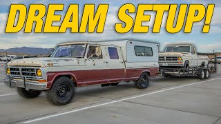 I FINALLY Built My F100's Dream Crew Cab Towing Setup!