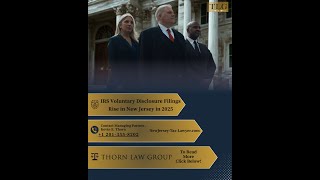 IRS Voluntary Disclosure Filings Rise in New Jersey in 2025