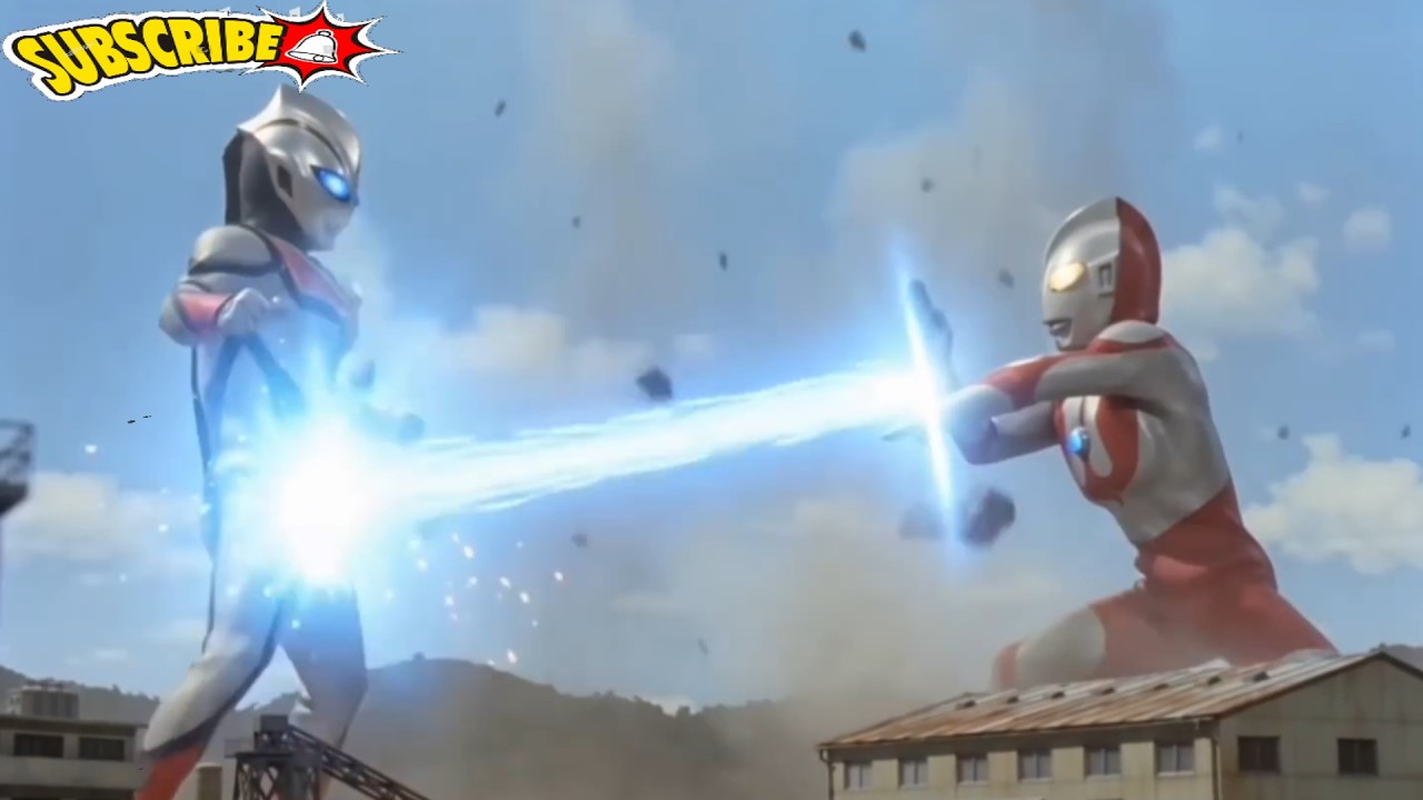 Ultraman vs Evil Tiga (versi AI)