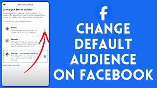 How to Change Default Audience in Facebook 2024 | Default Audience Change in Facebook