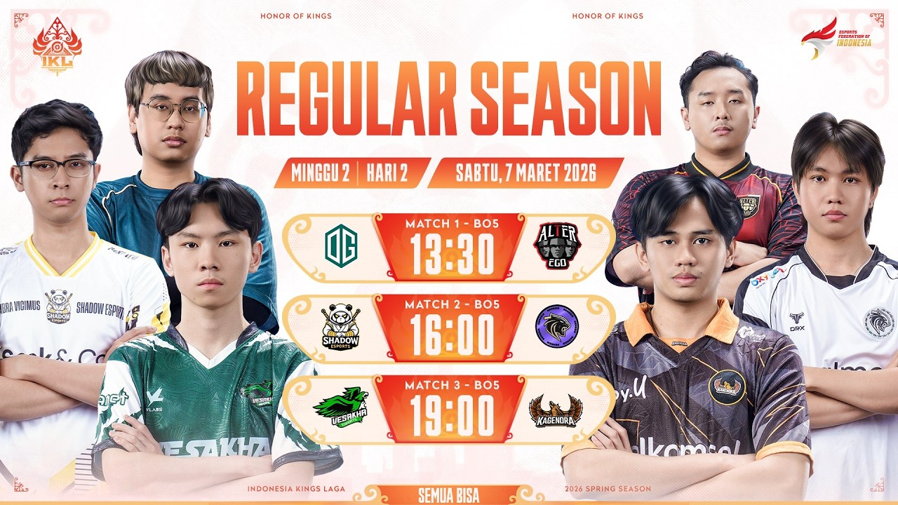 🔴 LIVE | IKL Spring 2026 | Regular Season Minggu 2 Hari 2
