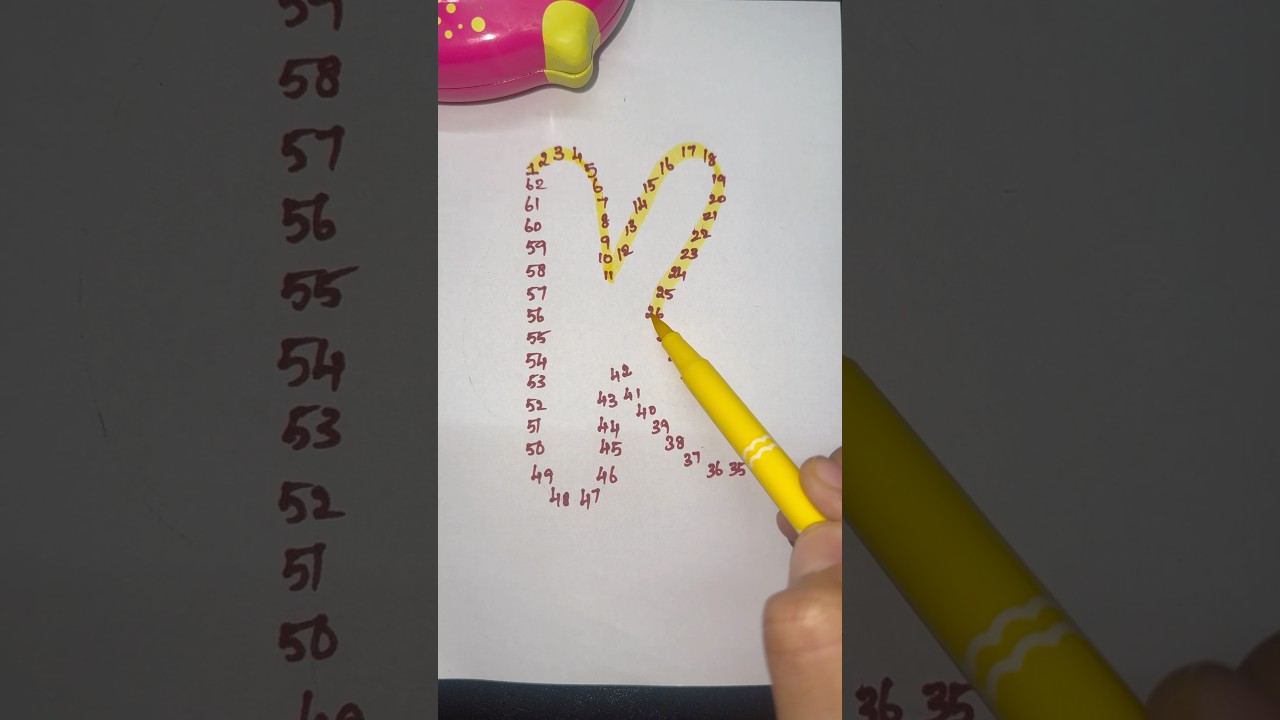 Letter K - Number Fun 