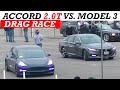 2021 Tesla Model 3 Performance vs. 2020 Honda Accord Sport 2.0T