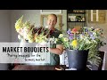 Harvesting Cut Flowers & Making Wrapped Bouquets for the Farmer's Market