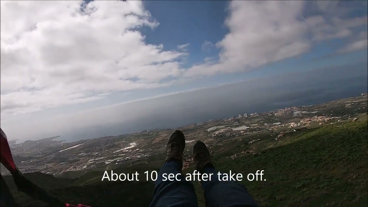 Paraglider asymmetric collapse and rotation