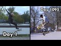 From Zero to Kickflips: 3 Years Skateboarding Progress