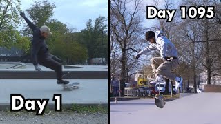 From Zero to Kickflips: 3 Years Skateboarding Progress