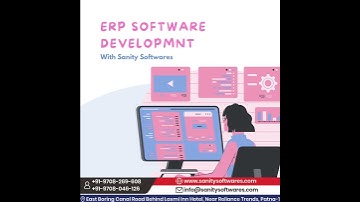 Custom ERP Software Development Service- Sanity Softwares