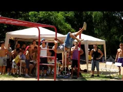 Ači Pelevin - 1. český street workout battle v Brne - HD