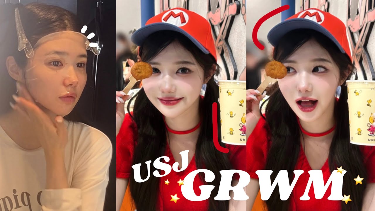 GRWM❤️‍🔥3年ぶりのユニバに行く！🌏⭐️