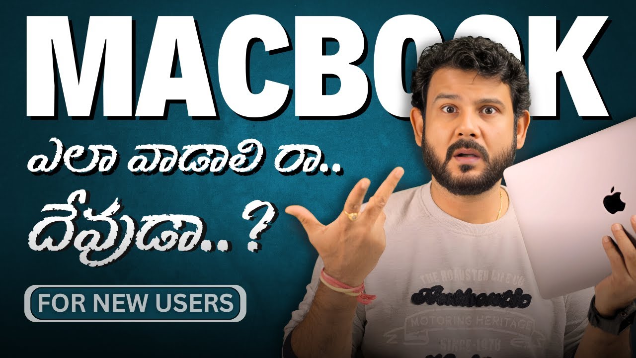 Macbook new user guide in telugu 2025 / mac for beginners # ...