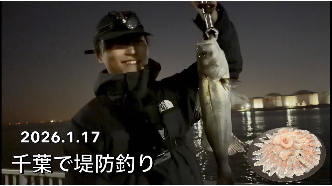 千葉でカレイ･ヒイカリベンジ！本命不発→43cmフッコを刺身で食べる釣行ログ