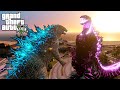 Legendary Godzilla vs Shin Godzilla save a day - GTA V Mods gameplay