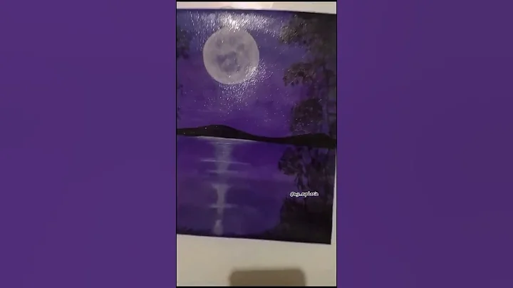 varnish on acrylic painting 🎨 #shorts #painting #paintingvideo