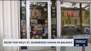 Financial relief for Williamson Street businesses hangs in balance