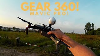 DJI Mavic Pro - First Flight of the Samsung Gear 360 Camera (2D version)! screenshot 2
