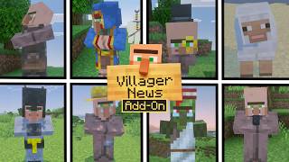 Villager News Add-On - All Interactions | Minecraft screenshot 3