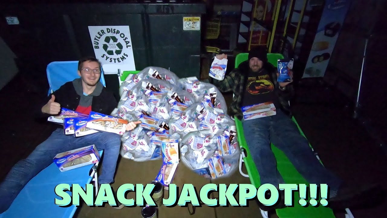 Dumpster Diving Snack JACKPOT #12 - Movies & Snacks GALORE!