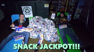 Dumpster Diving Snack JACKPOT #12 - Movies & Snacks GALORE!