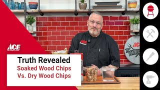 Truth Revealed Soaked vs. Dry Wood Chips | Ace Hardware