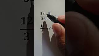 How to Subtract a Whole Number from an Improper Fraction Simple Math #math #mathematica #mathstricks